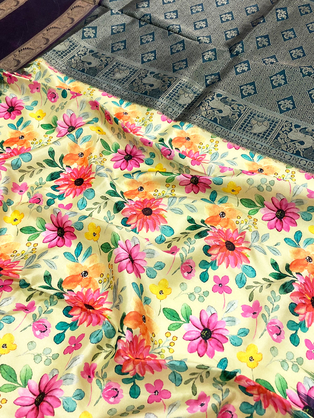 Radiant Light Green Soft Silk Saree