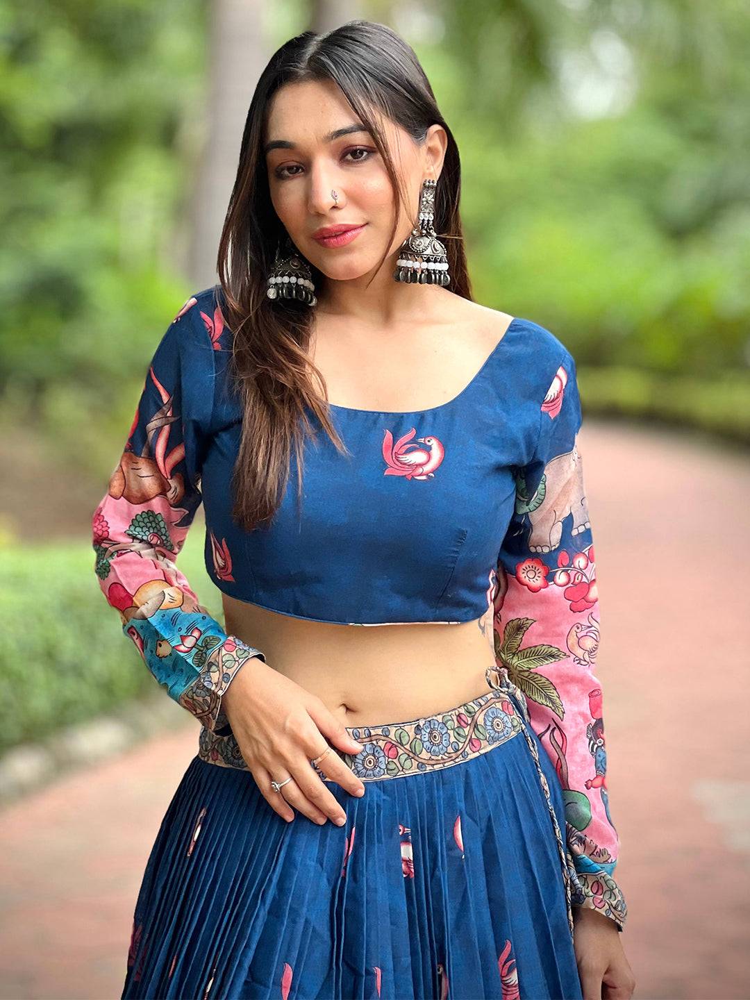 Majestic Kalamkari Lehenga Set