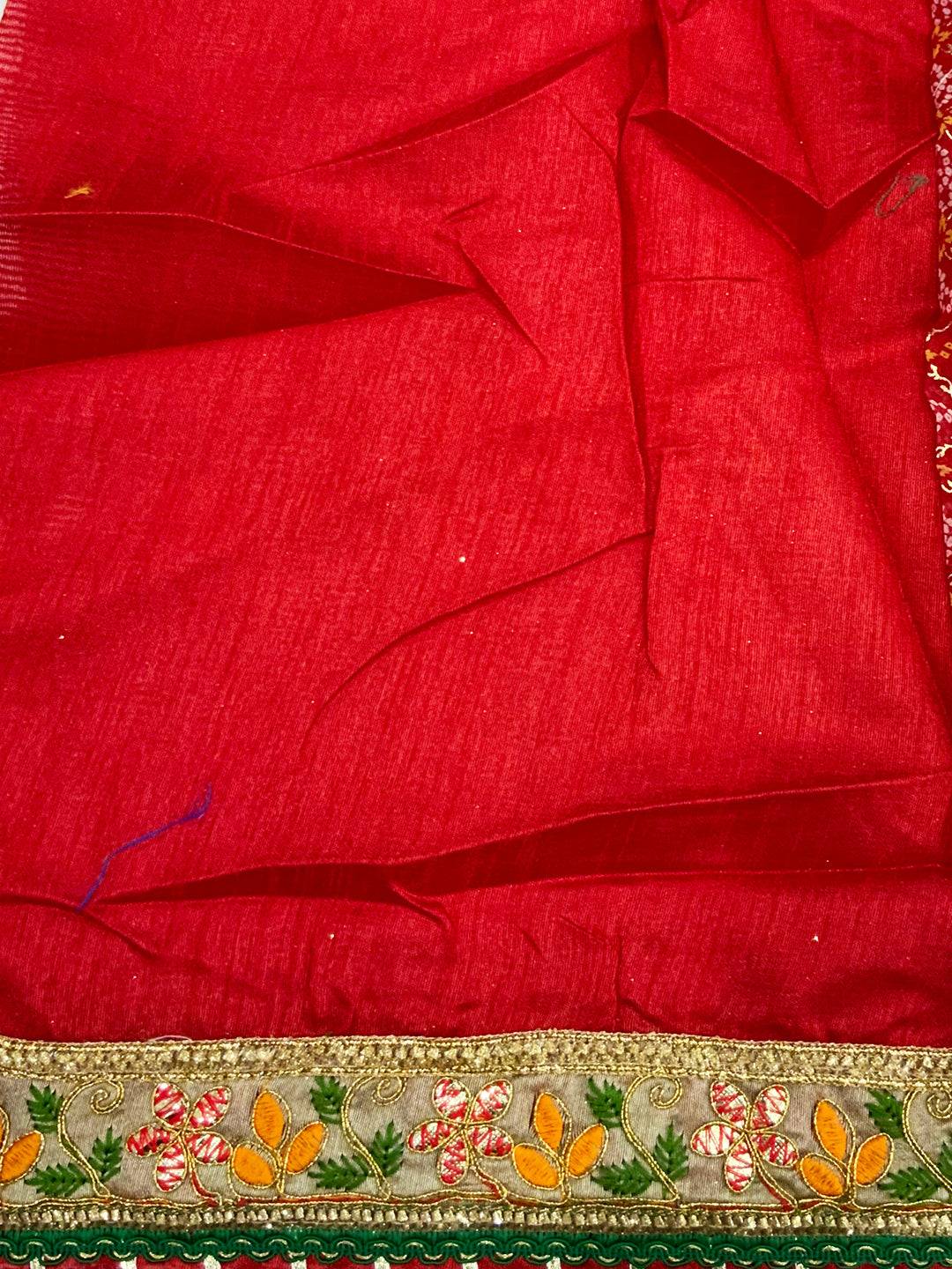 Majestic Bandhej Chiffon Saree
