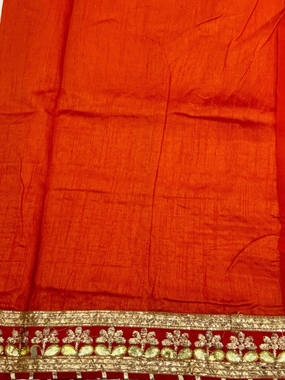 Royal Foil Work Bandhej Saree