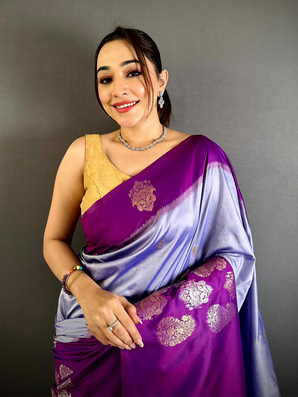 Royal Wine Pattu Border Soft Silk Saree