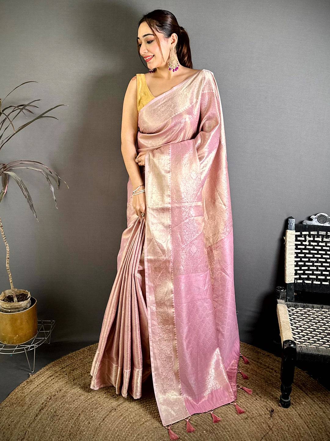 Exclusive Kanjivaram Tissue Designer Saree