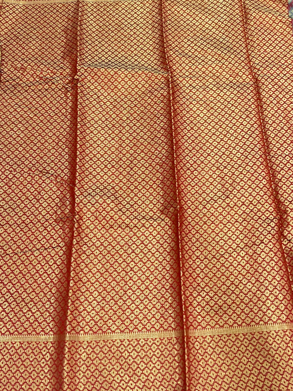 Grey Soft Banarasi Patola Zari Party Wear Saree