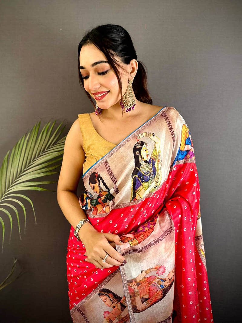 Radiance Soft Chinnon Chiffon Floral Saree