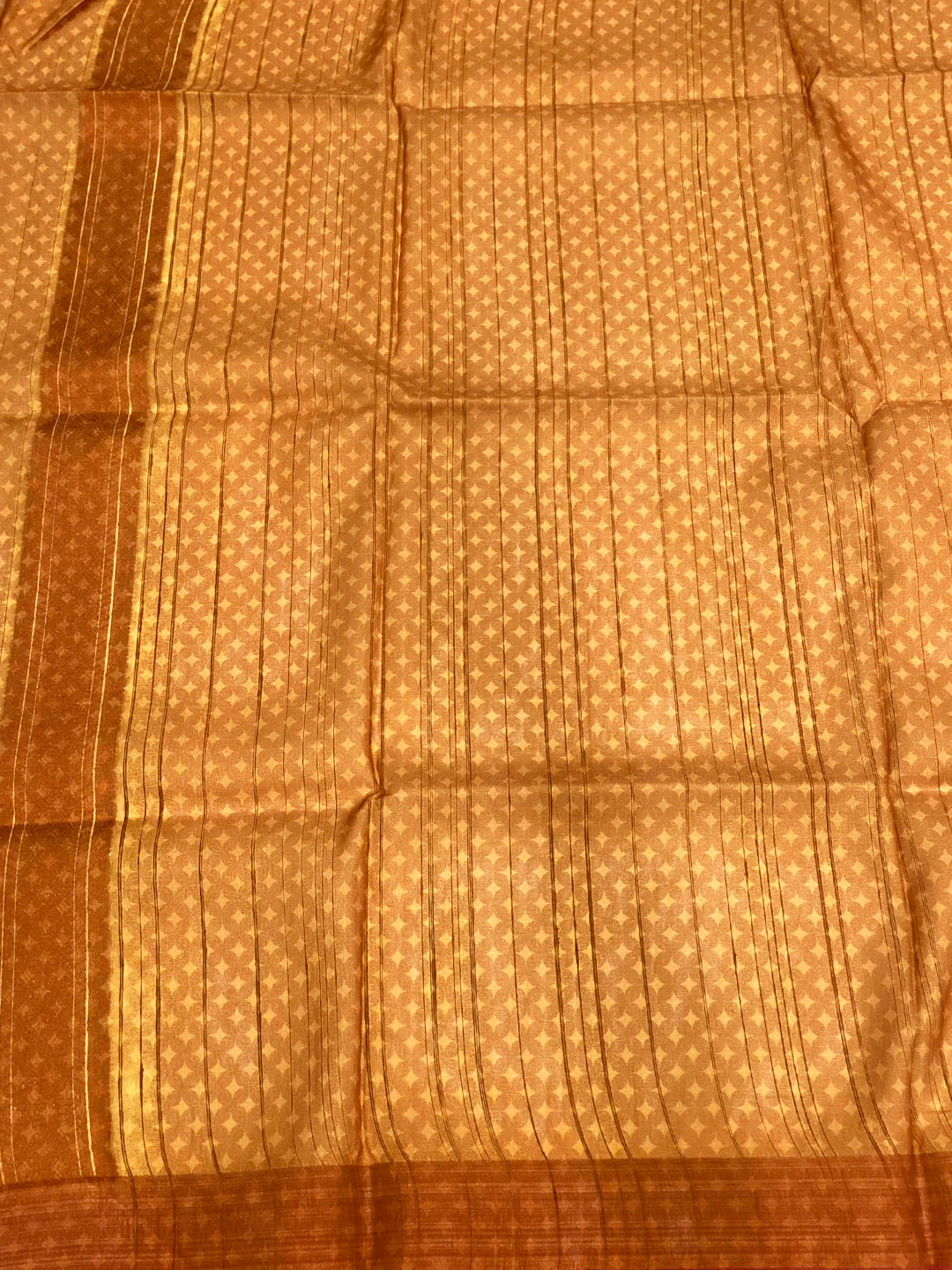 Grey Tussar Ghicha Print Saree