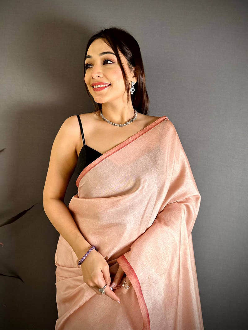 Royal Kerala Print Tussar Saree