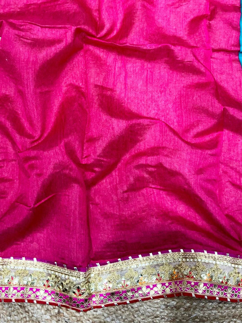 Radiant Foil Chinnon Saree