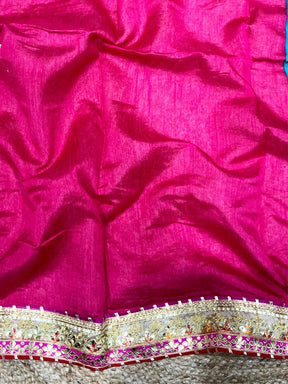 Radiant Foil Chinnon Saree