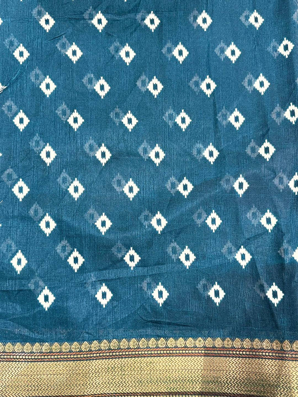 Rama Pichwai Printed Dola Silk Saree
