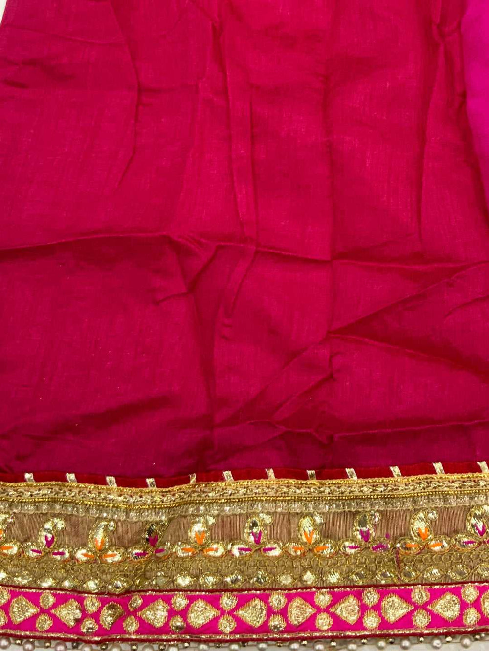 Opulent Ethnic Elegance Foil Bandhej Saree