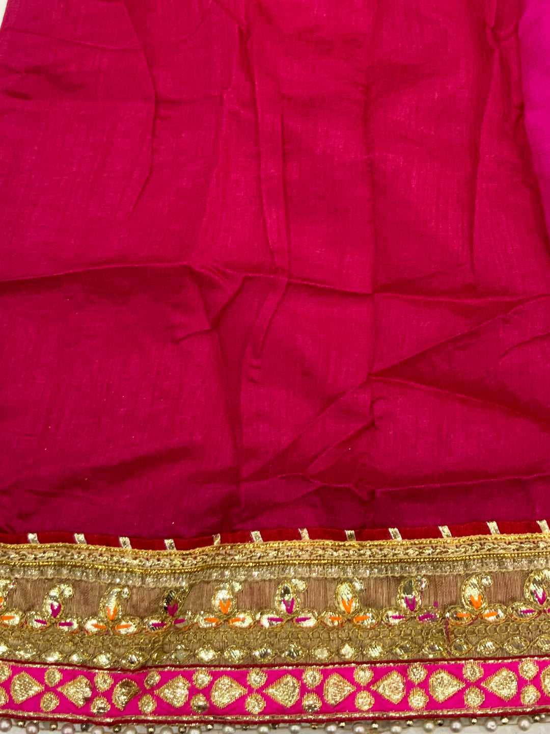 Opulent Ethnic Elegance Foil Bandhej Saree