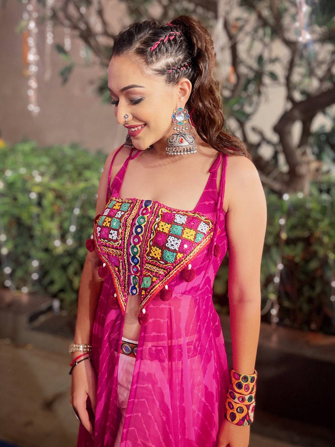 Radiant Pink Flare Top