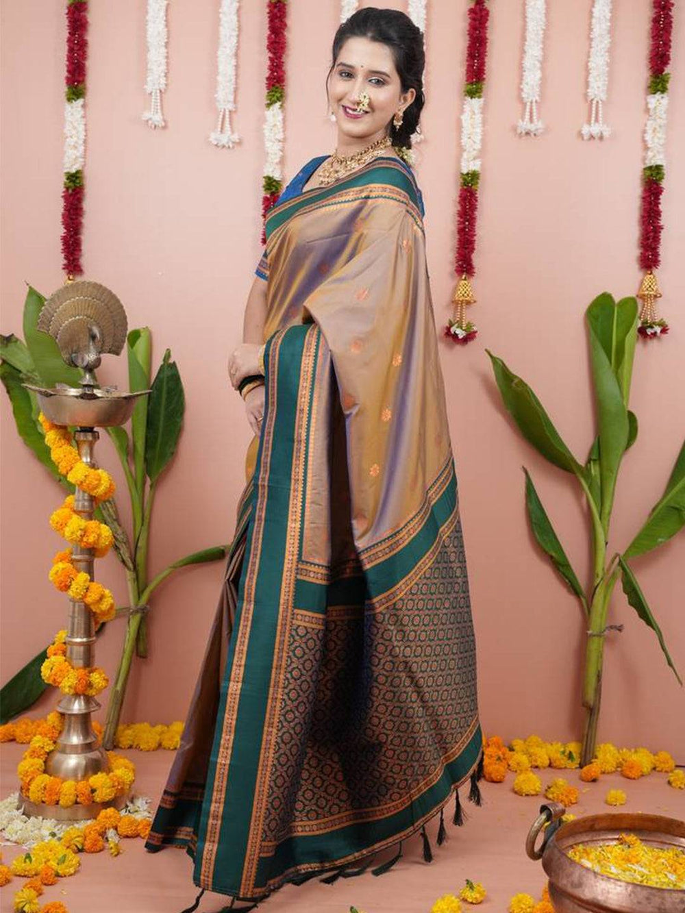 Soft NarayanPaith Paithani Saree