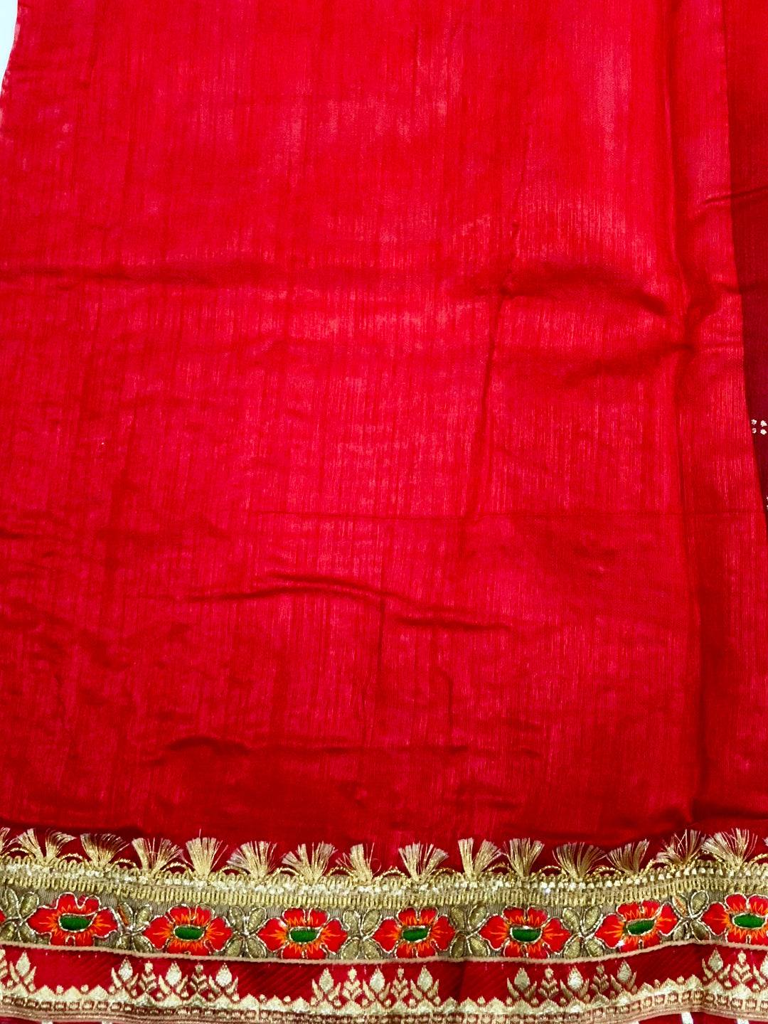 Regal Chinnon Chiffon Bandhej Saree