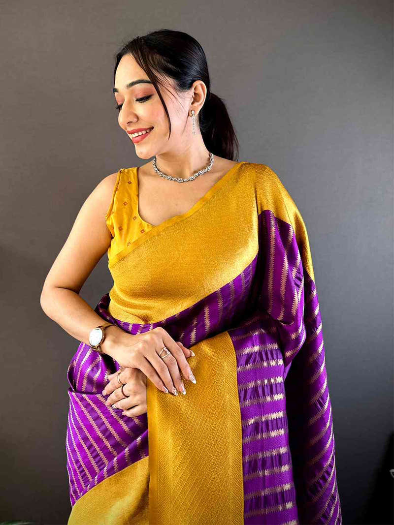 Regal Banarasi Katan Soft Silk Saree