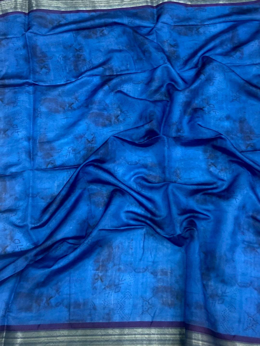 Multi Geometric Floral Pallu Saree