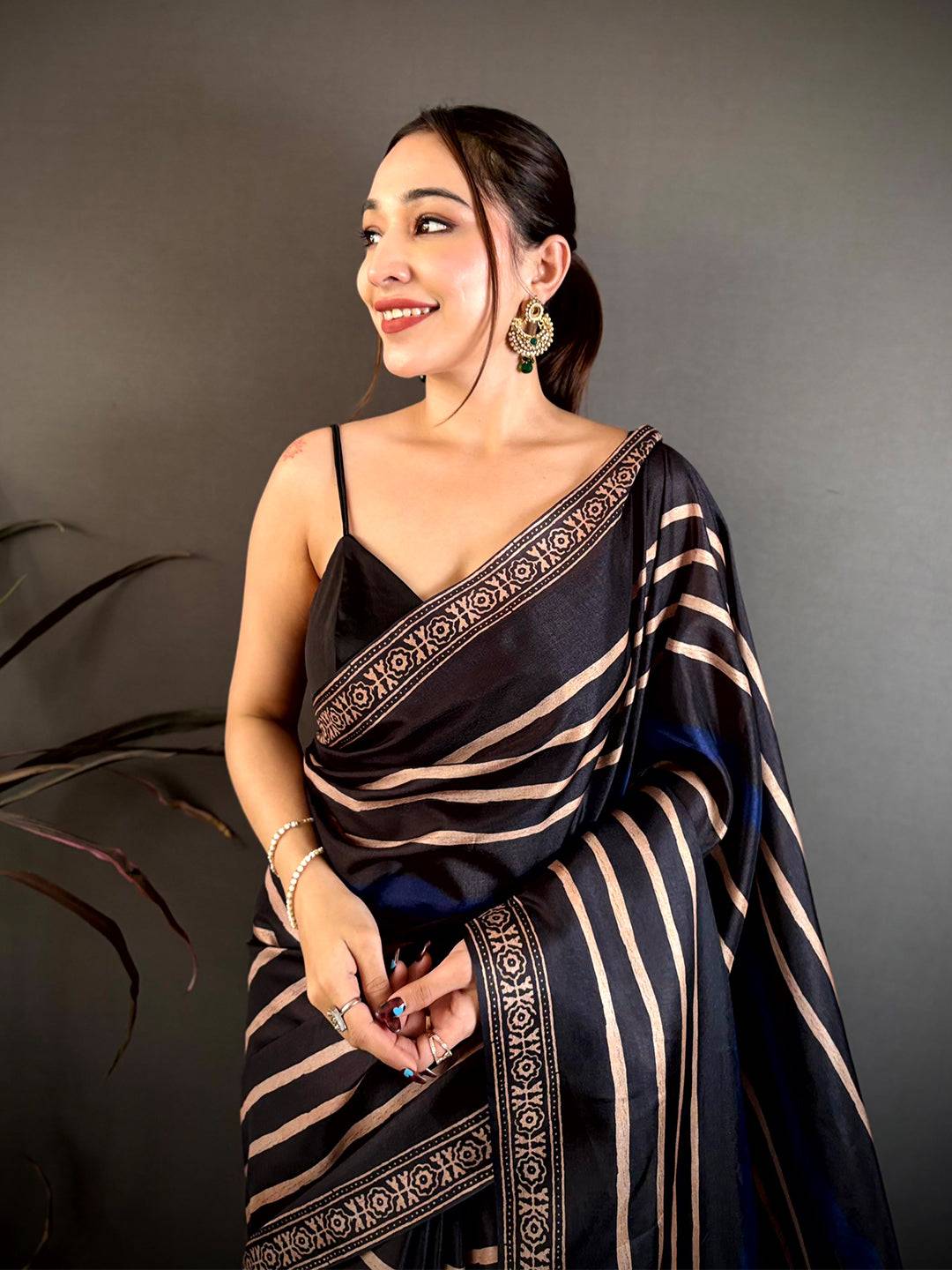 Meenakari Ikkat Pochampally Tussar Saree
