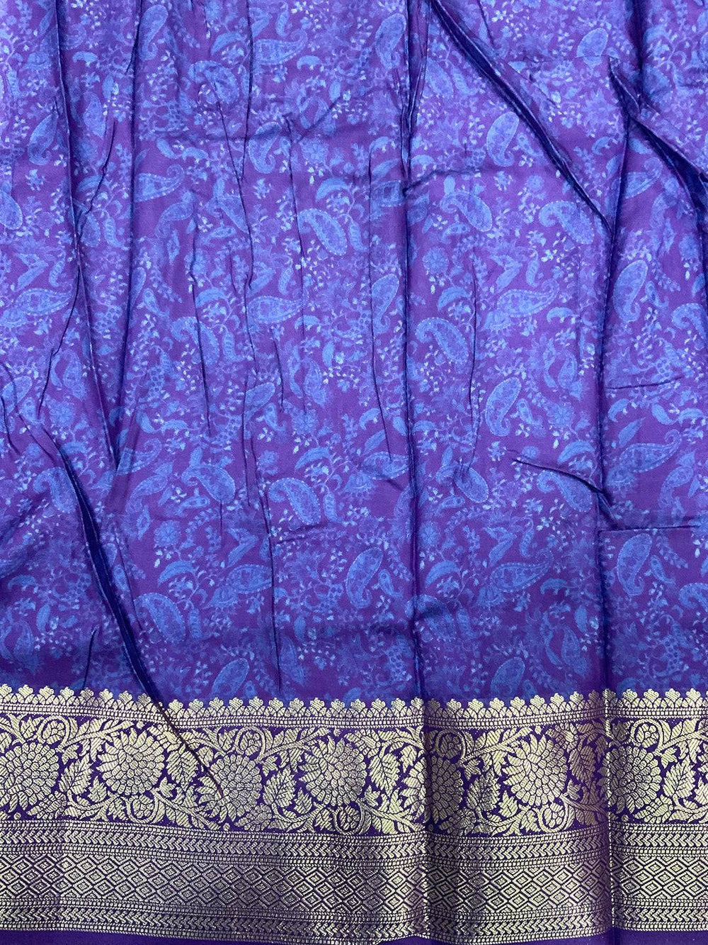 Vibrant Grace Kalamkari Block Viscose Saree