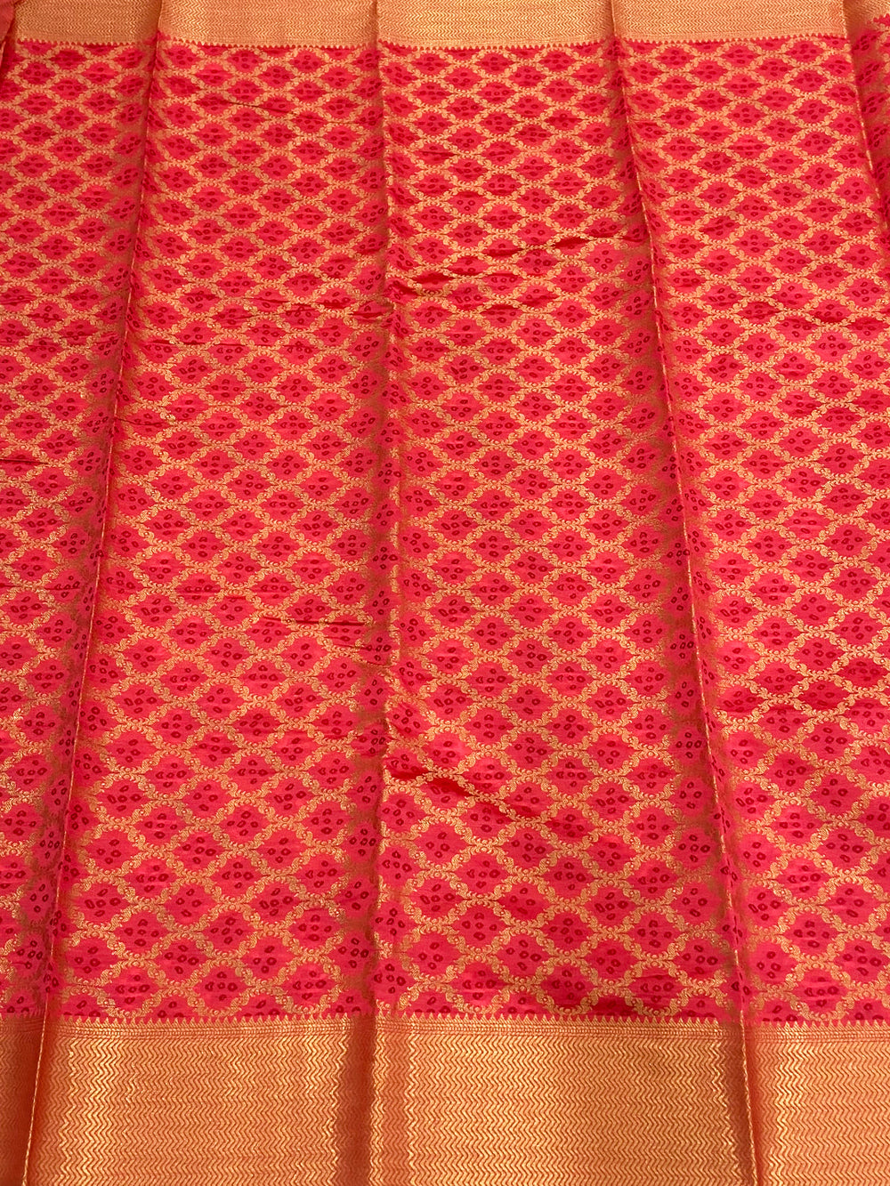 Pink Banarasi Square Patola Saree