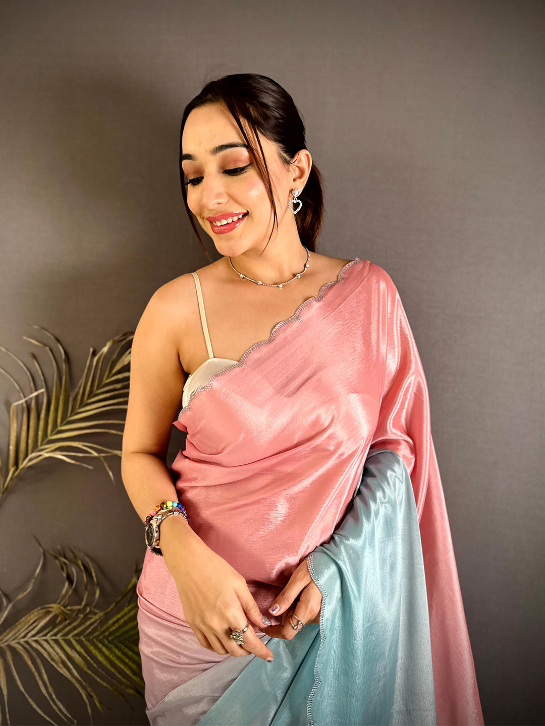 Classic Gradient Chiffon Saree