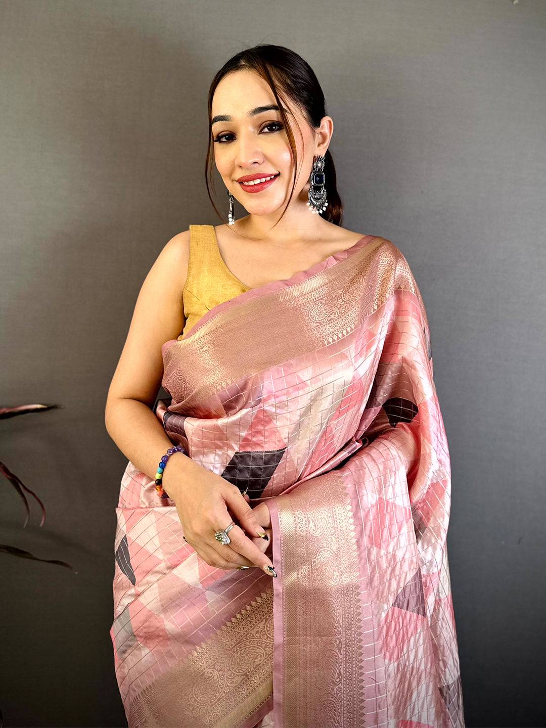 Heritage Mango Zari Banarasi Silk Saree