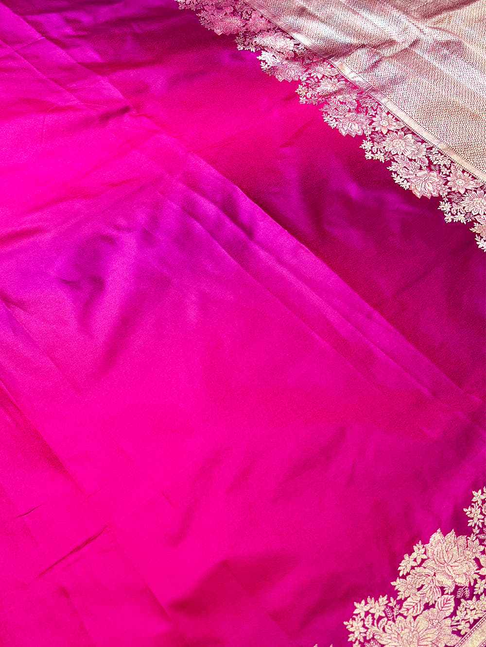 Heritage Ombre Weaving Mashru Silk Saree