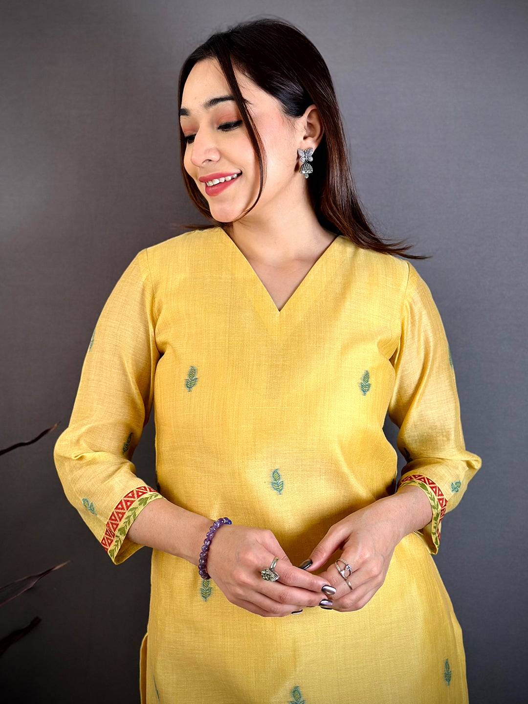 Classic Hand Embroidered Suit Set