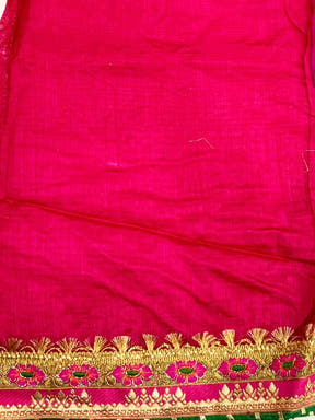 Elegant Chinnon Chiffon Bandhej Saree