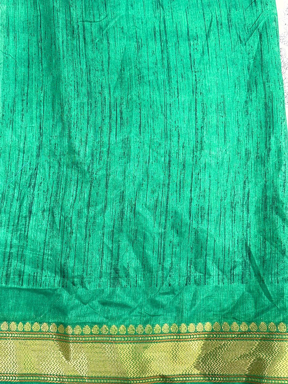 Artful Pen Kalamkari Dola Silk Saree