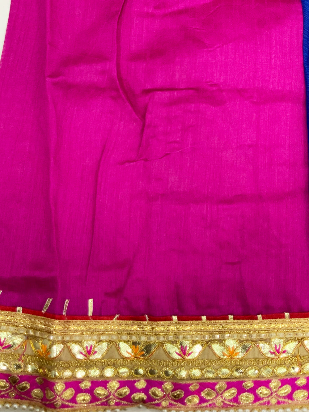 Latest Chinnon Foil Work Bandhej Saree