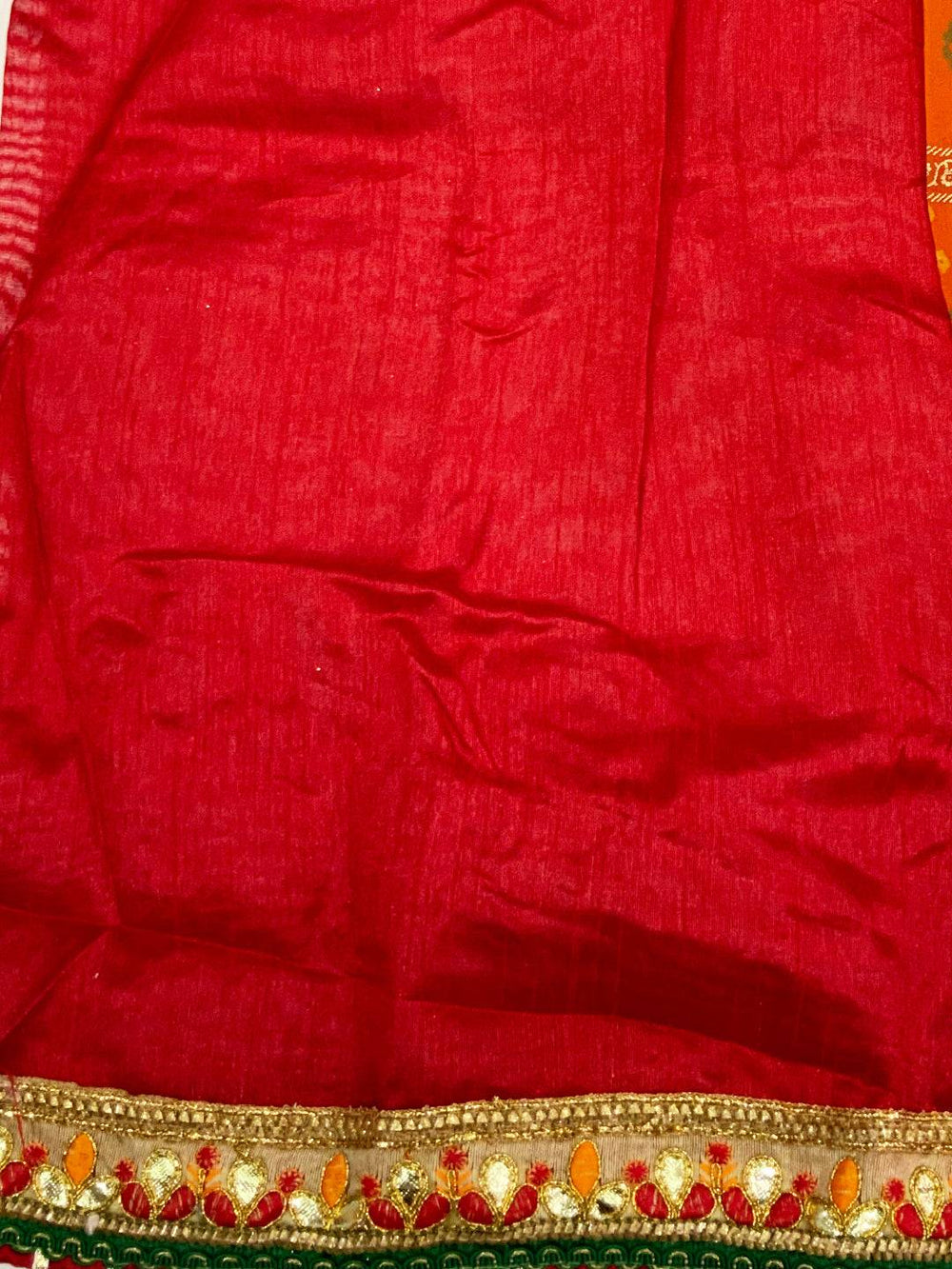 Charming Foil Bandhani Print Saree