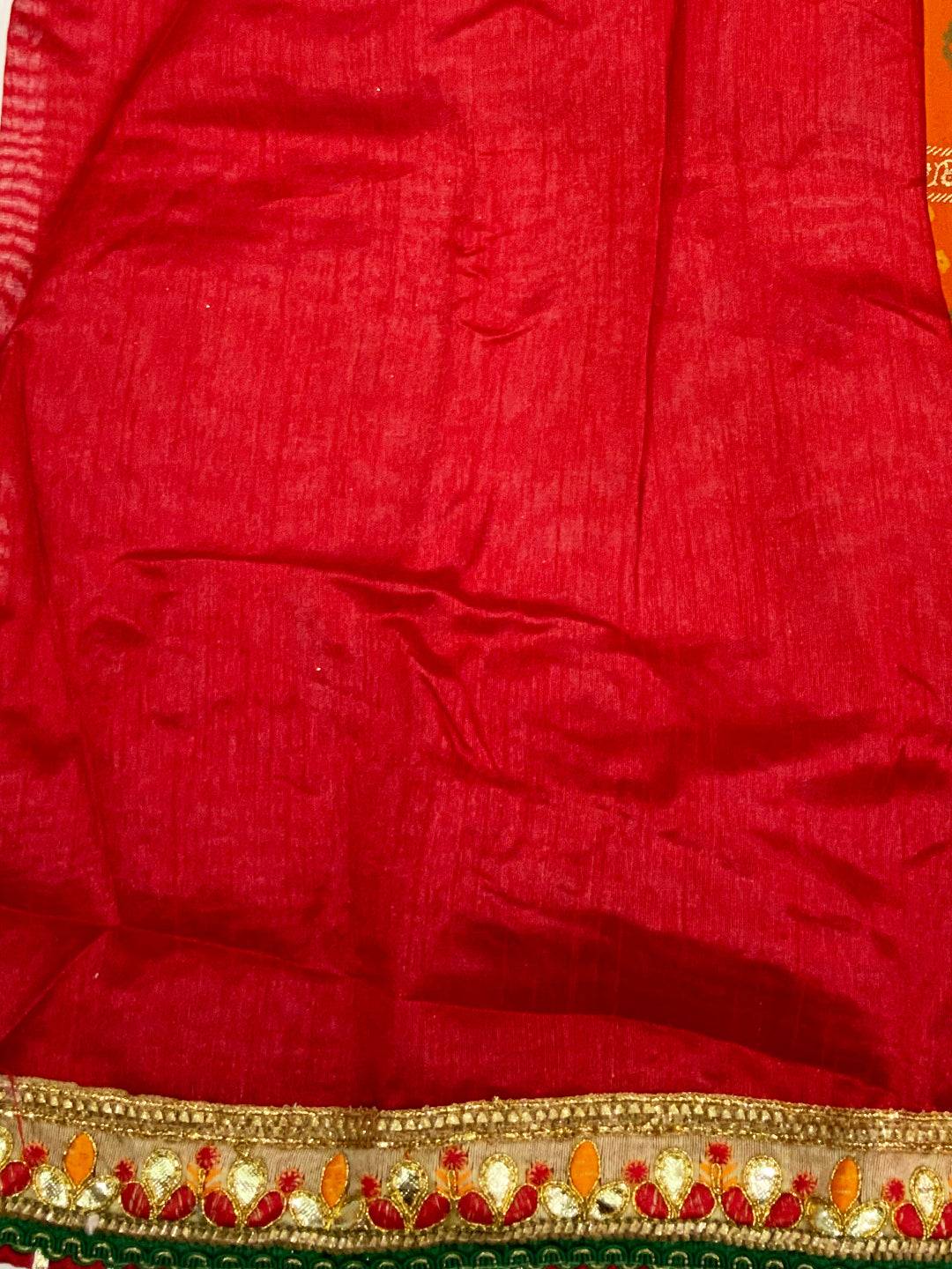 Charming Foil Bandhani Print Saree