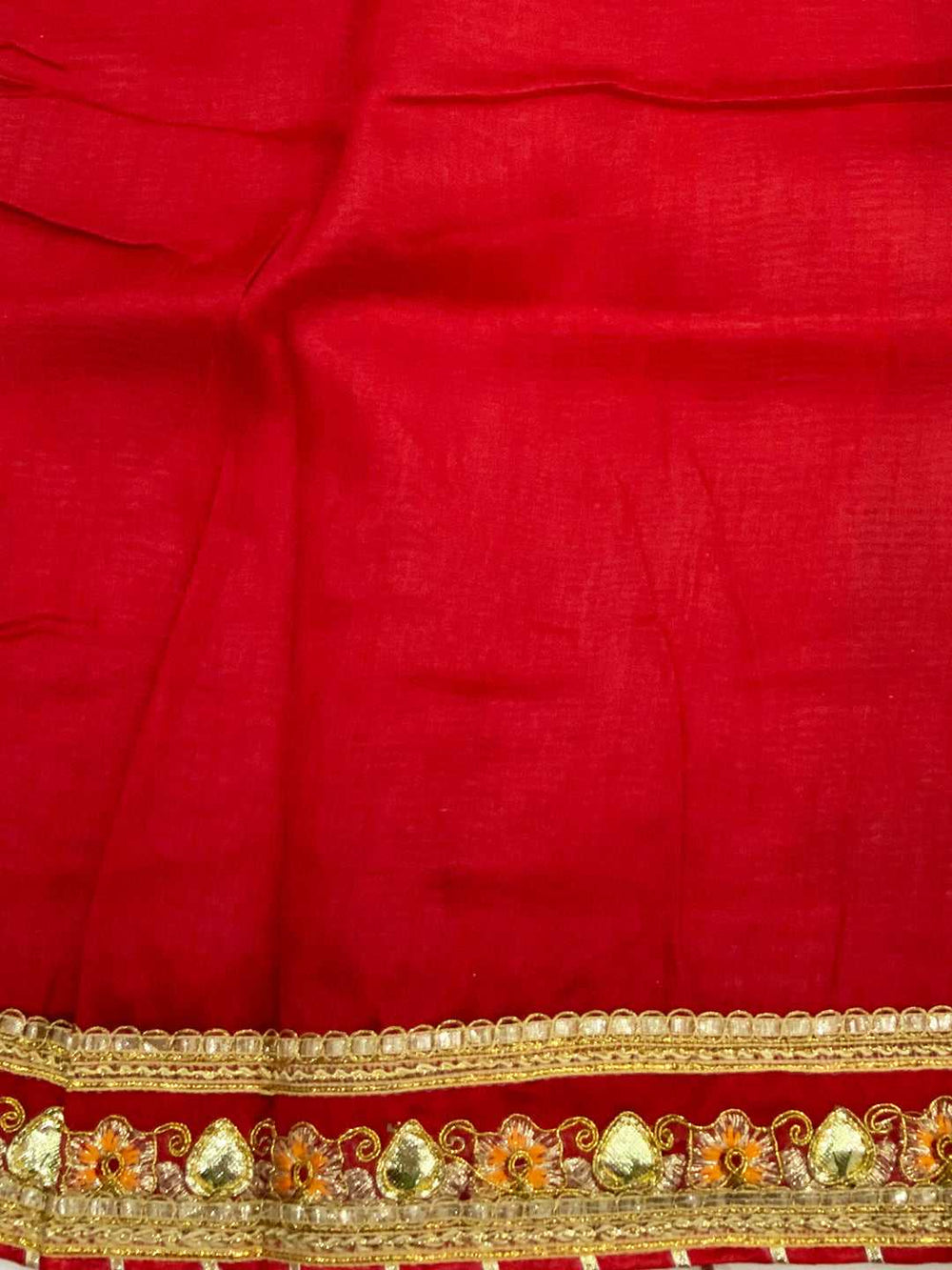 Bandhani Beauty Foil Work Saree