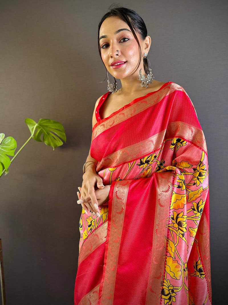 Opulent Rettapet Banarasi Silk Saree