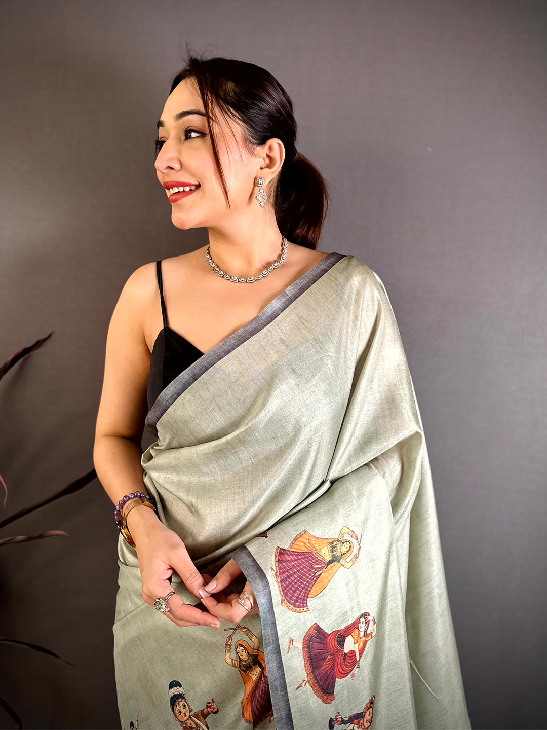 Regal Bharatanatyam Doll Tussar Saree