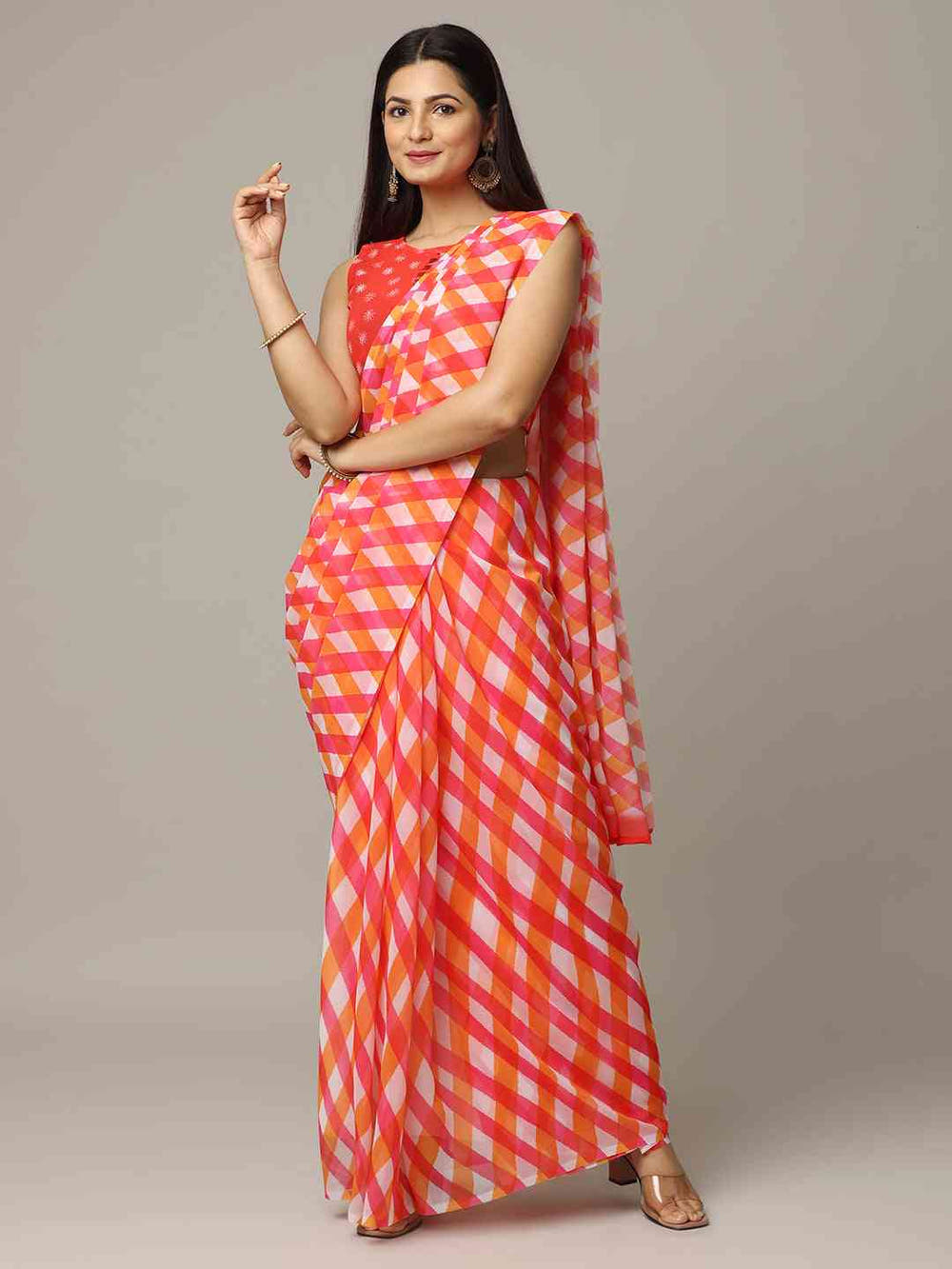  Lehriya Soft Georgette Digital Print Saree