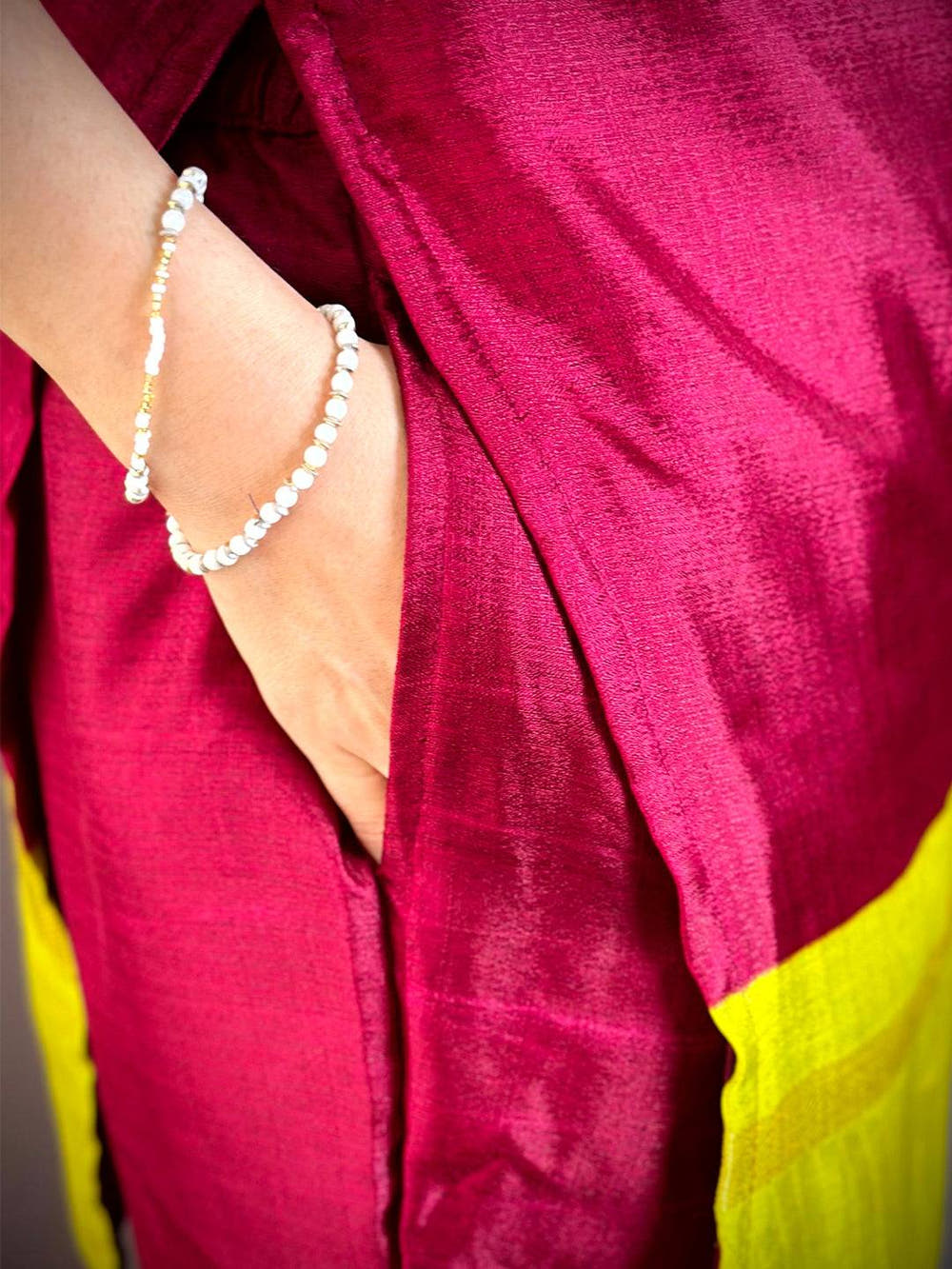 Radiant Wine Soft Kota Crepe Kurti