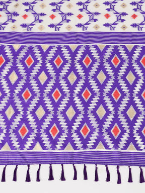  Dhakai Jamdani Cotton Silk Saree