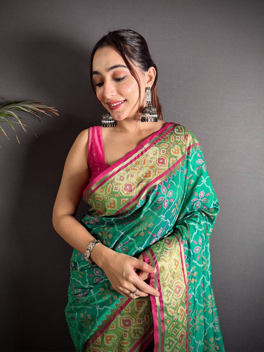 Tradition Pochampally Patola Silk Saree

