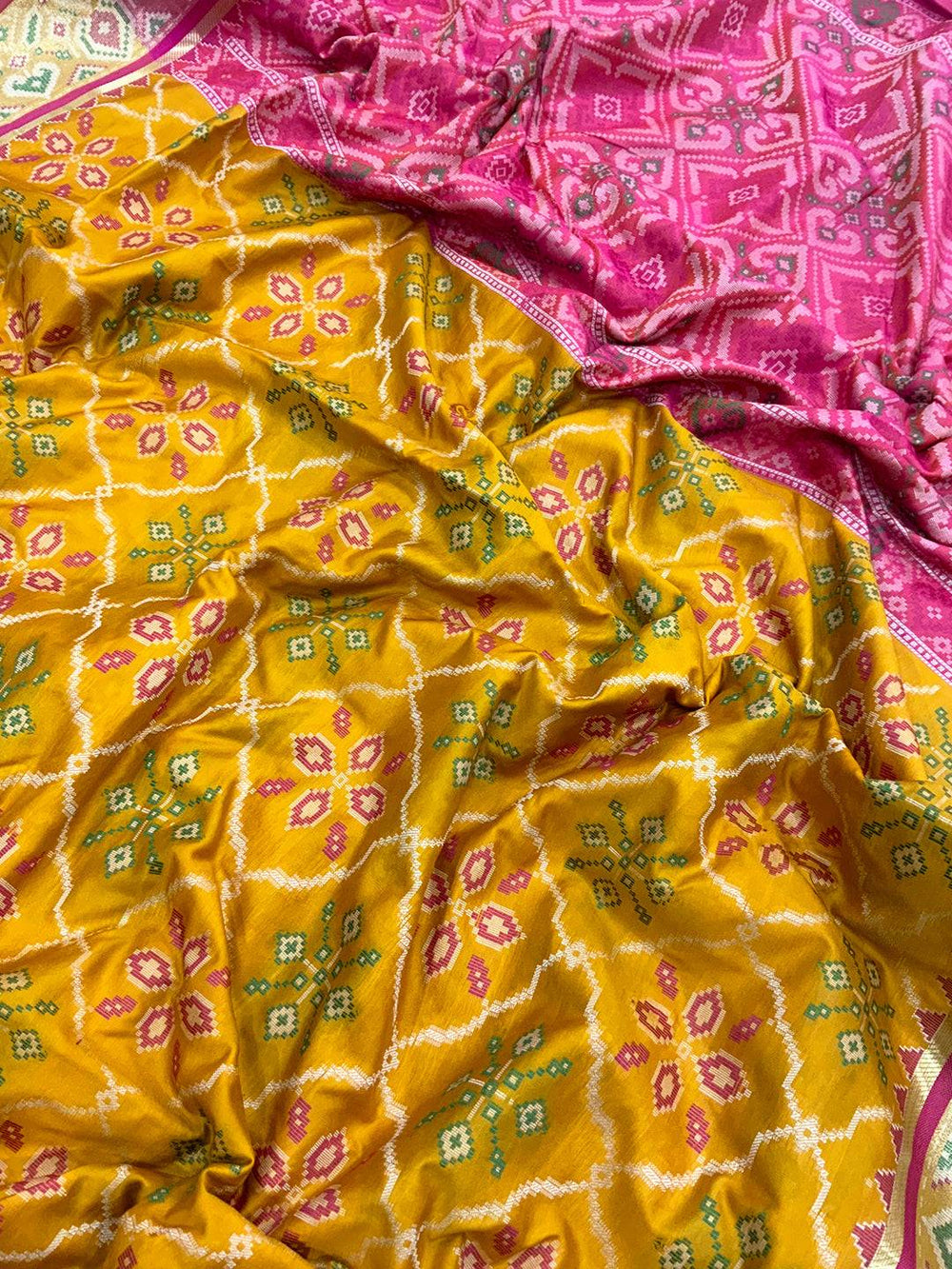 Graceful Pochampally Patola Silk Saree