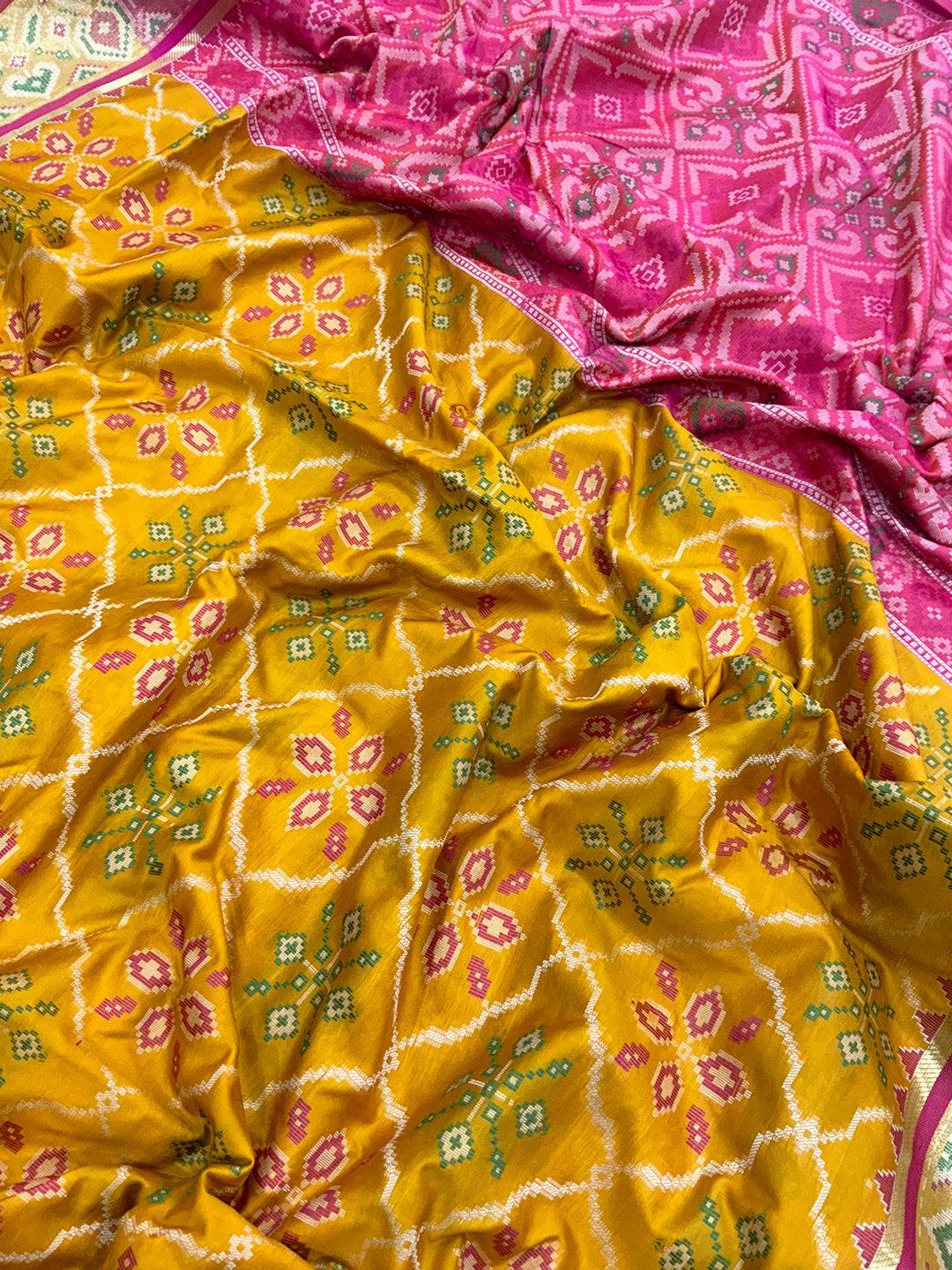 Graceful Pochampally Patola Silk Saree