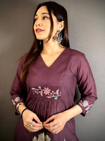 Shambhavi Motif Grace Mul Kurti