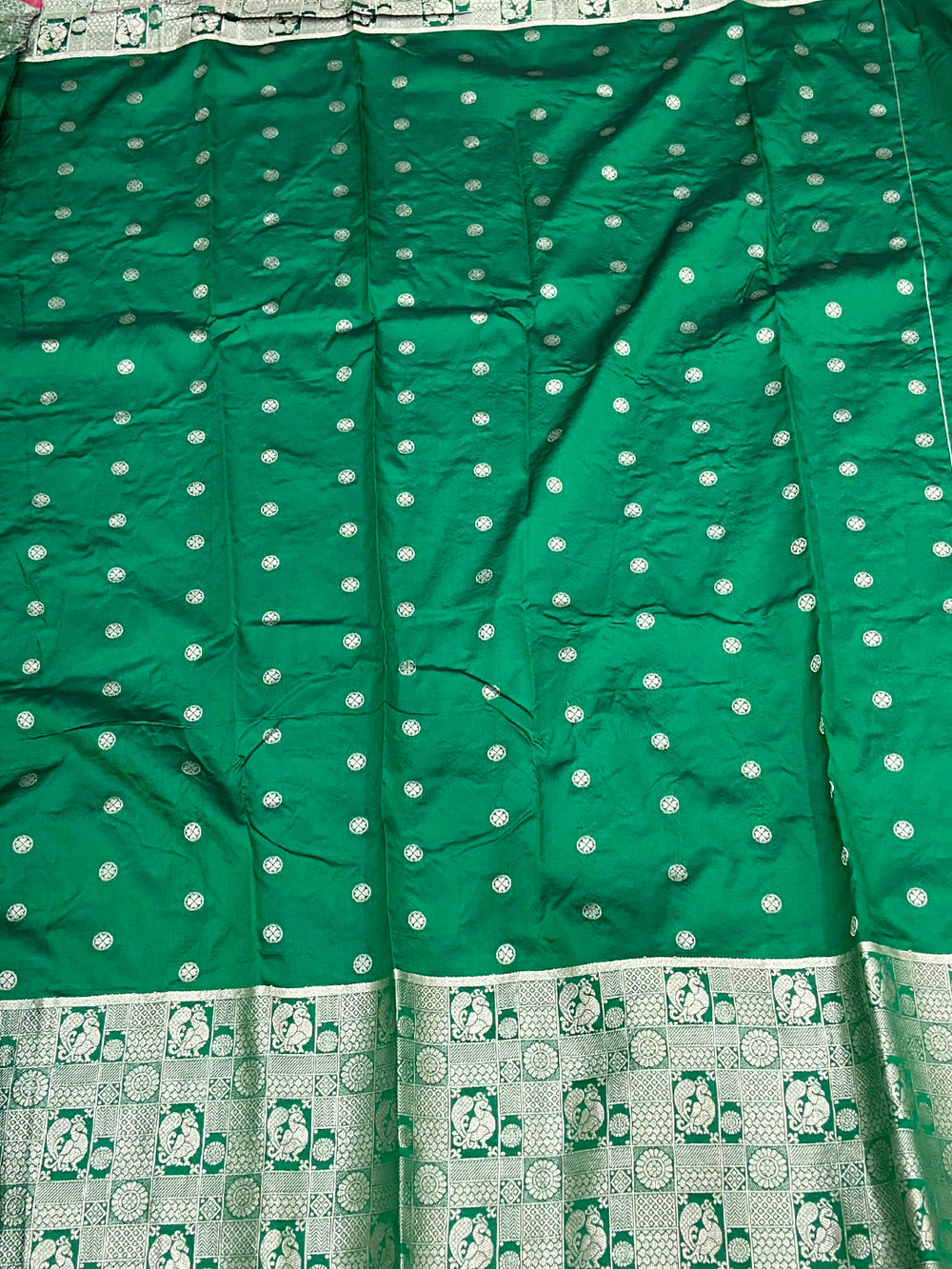 Majestic Green Kanjivaram Silk Saree
