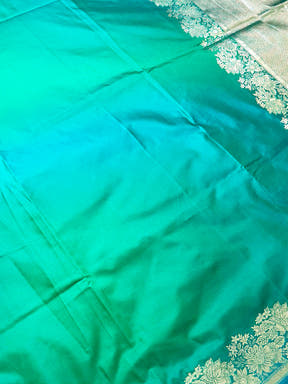 Classic Ombre Weaving Mashru Silk Saree