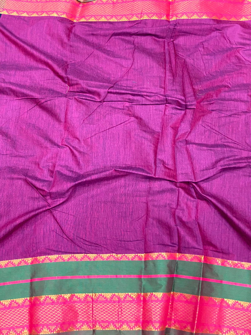 Navy Gold Zari Silk Saree