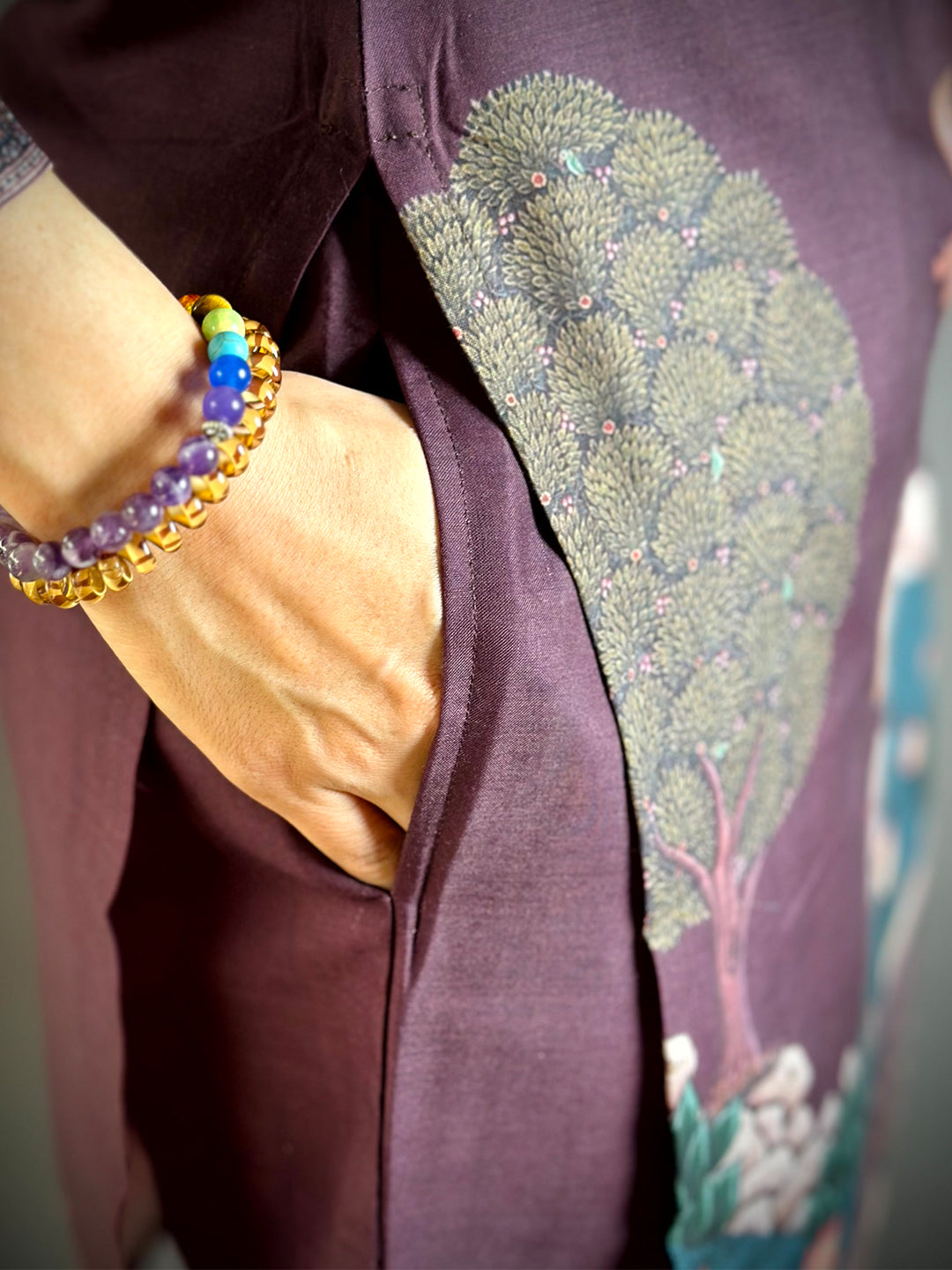 Aura Kalamkari Digital Print Kurti