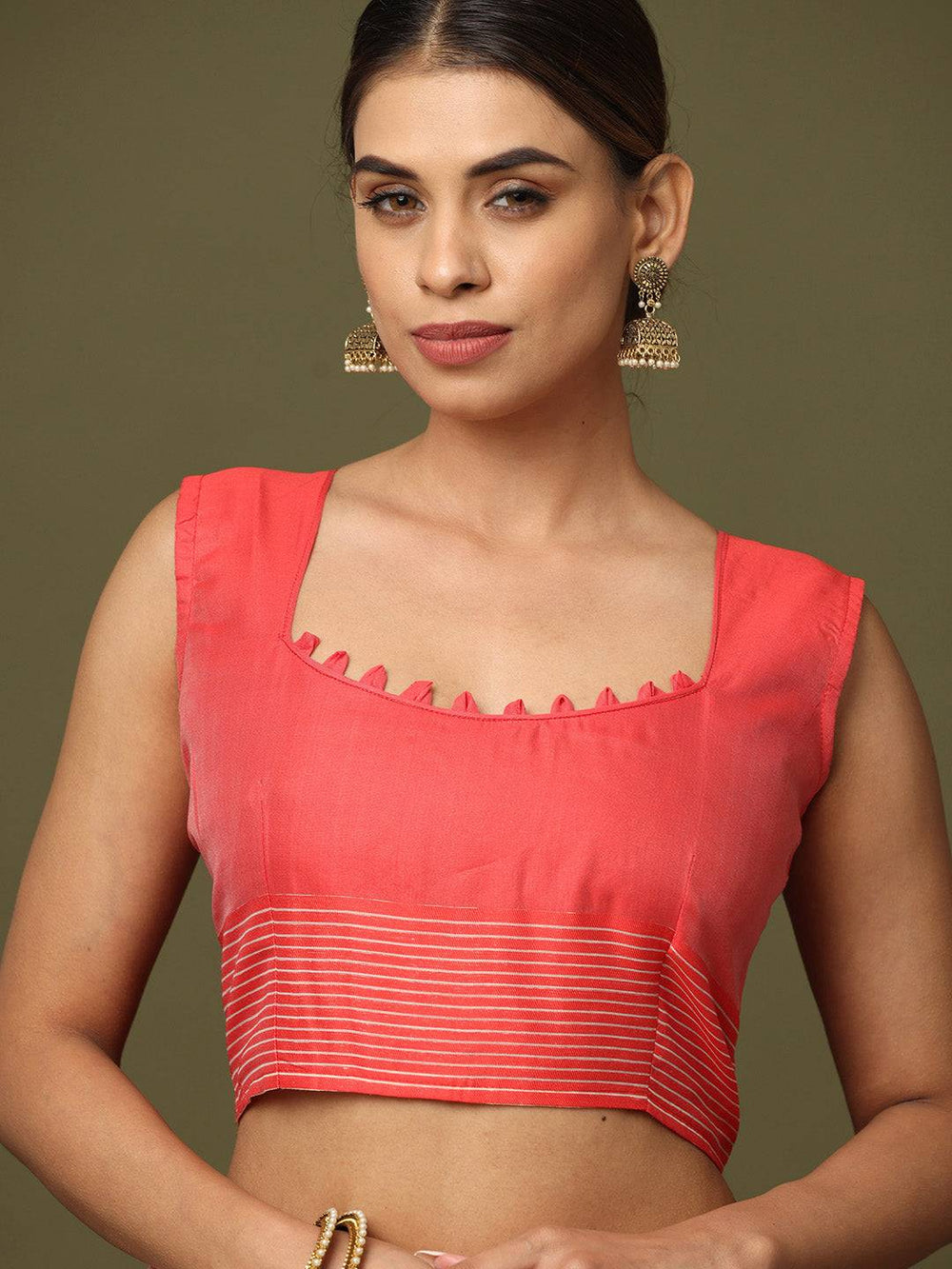 Dhakai Jamdani Cotton Silk Saree