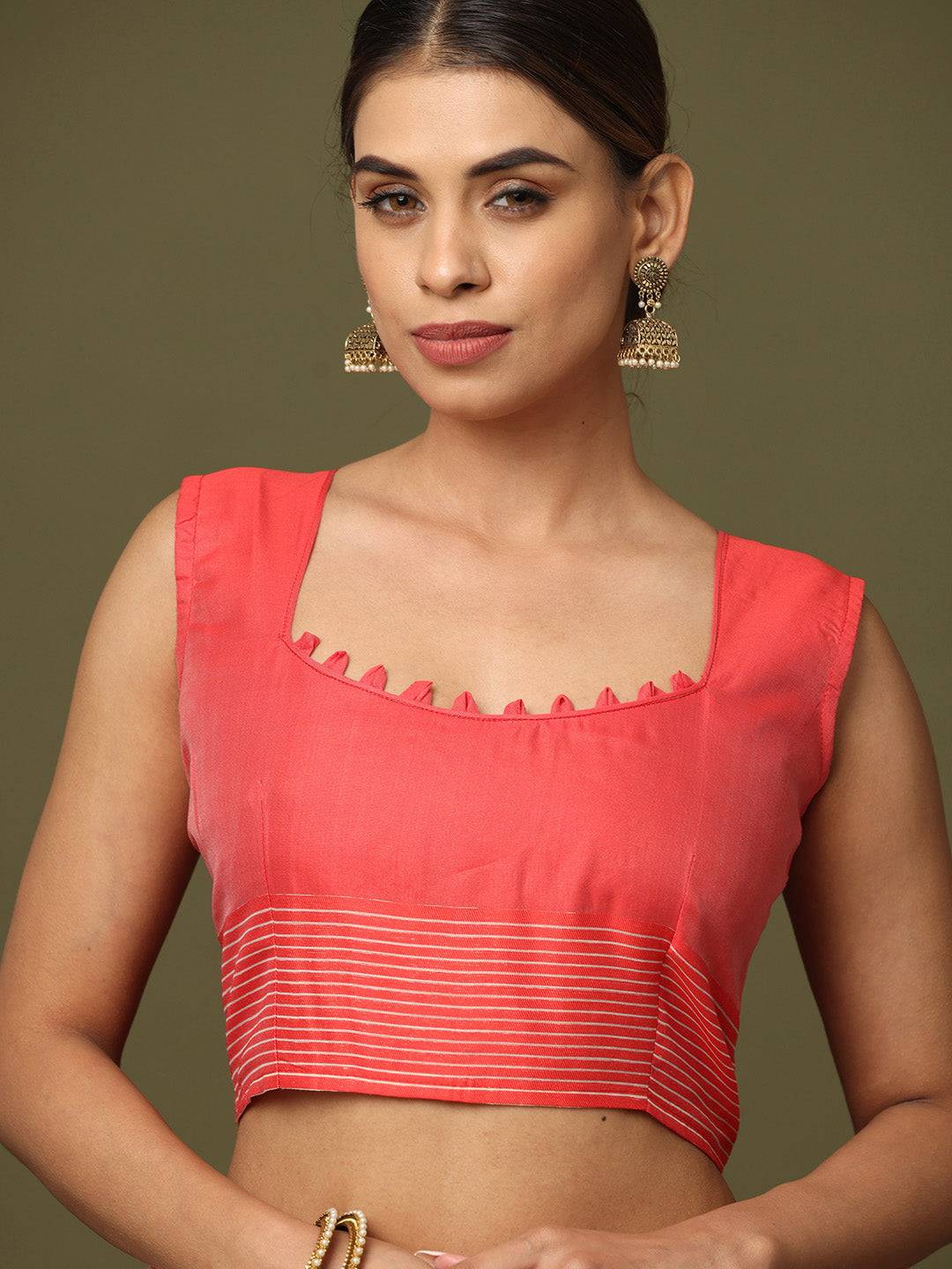 Dhakai Jamdani Cotton Silk Saree