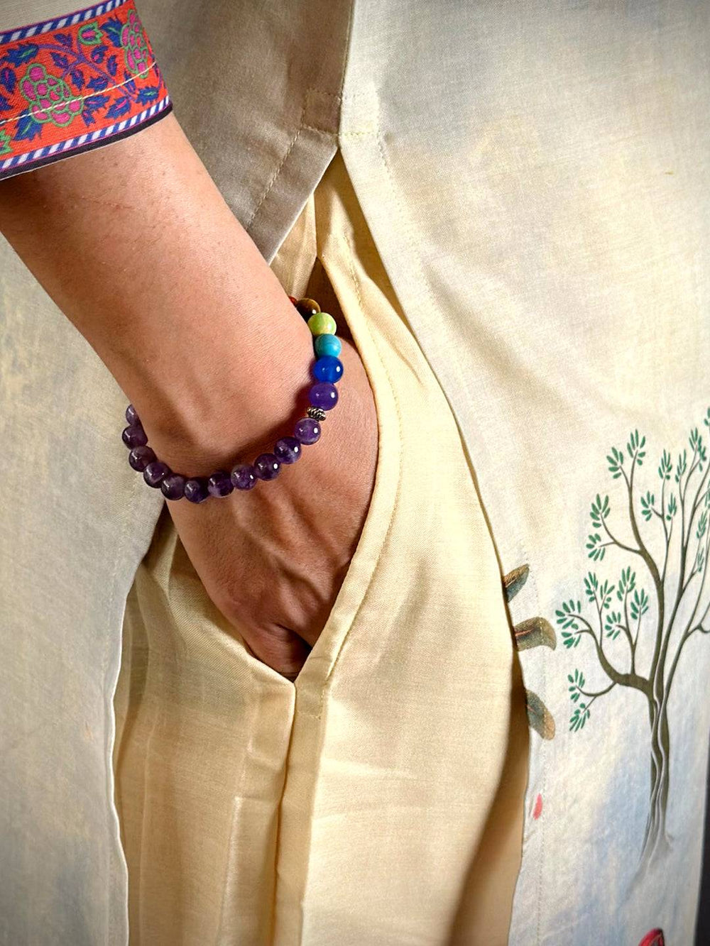 Elegant Mughal Butta Cotton Kurti