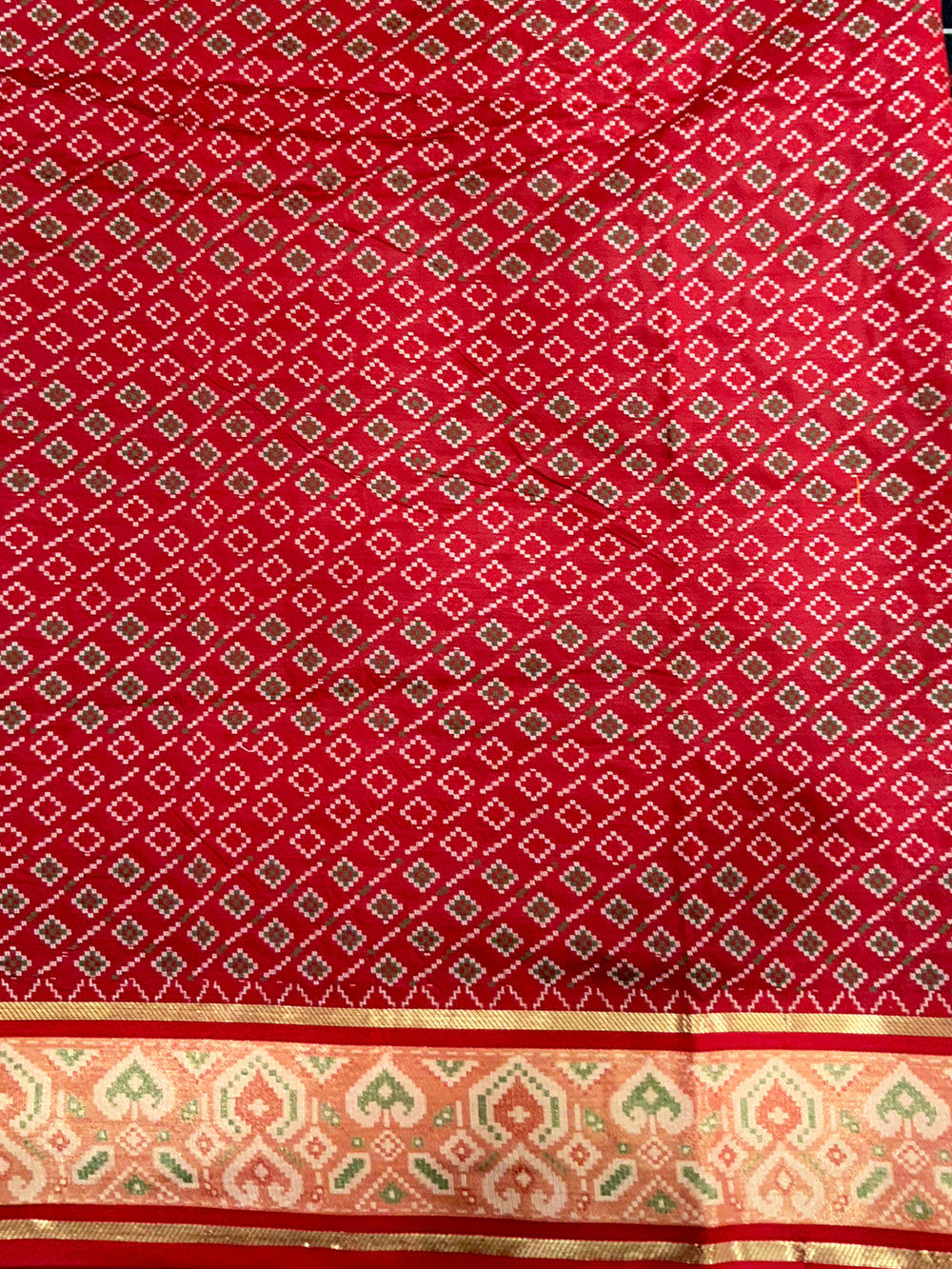Opulent Pochampally Patola Silk Saree